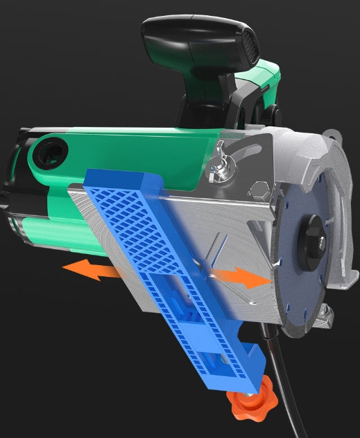 Adjustable Circular Saw Cutting Guide – 12.2"x1.57" Base Rail with Clamp for Wood & Tile Precision Cutting