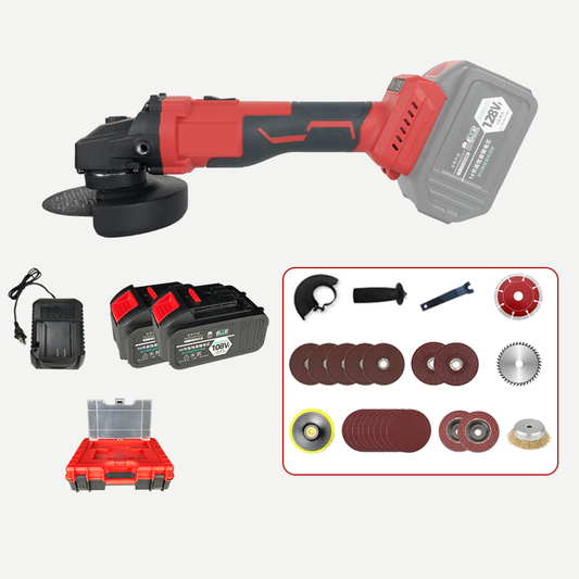 RedhawkPro 20V 4 in. Cordless Angle Grinder All-in-One Kit
