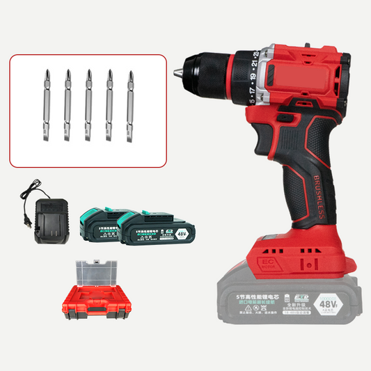 RedhawkPro 20V 1/2 in./13mm Cordless Drill Basic Kit