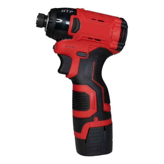 RedhawkPro 18V 1/4 in./6.35mm Hex Chuck Cordless Impact Driver with 2 Batteries