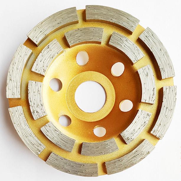 RedhawkPro Concrete Grinding Wheel for Angle Grinder 16-Segment Double Row Diamond