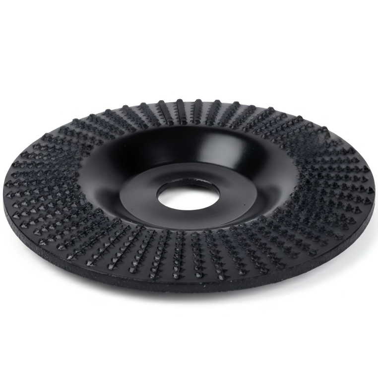 RedhawkPro 4" Inclined Wood Carving Disc - Carbon Steel Shaping & Grinding Wheel