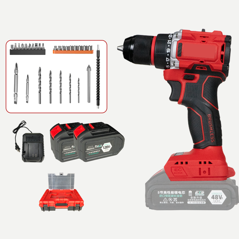 RedhawkPro 21V 1/2 in./13mm Cordless Drill All-in-One Kit