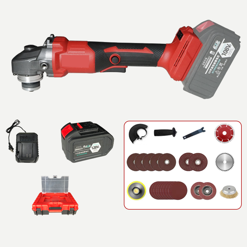 RedhawkPro 21V 4 in. Cordless Angle Grinder All-in-One Kit