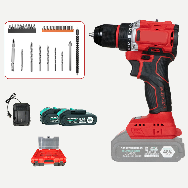 RedhawkPro 21V 1/2 in./13mm Cordless Drill All-in-One Kit