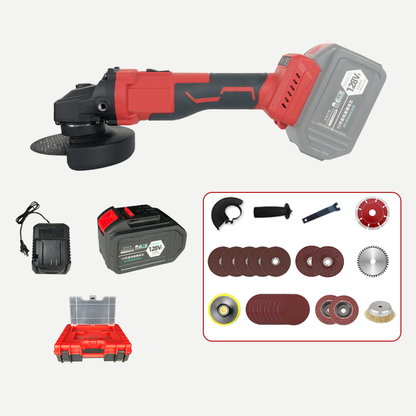 RedhawkPro 21V 4 in. Cordless Angle Grinder All-in-One Kit