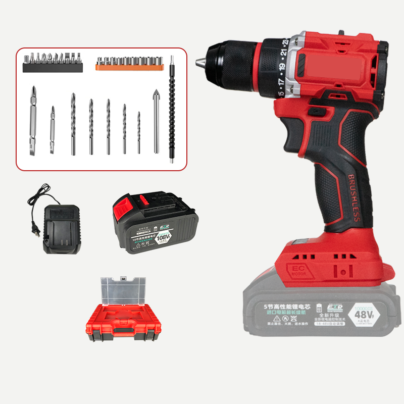 RedhawkPro 21V 1/2 in./13mm Cordless Drill All-in-One Kit