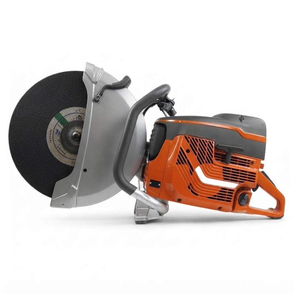 RedhawkPro 14-Inch Gas-Powered Concrete Cut-Off Saw, 74cc 2-Stroke Handheld Power Cutter for Concrete, Masonry, Asphalt & Stone