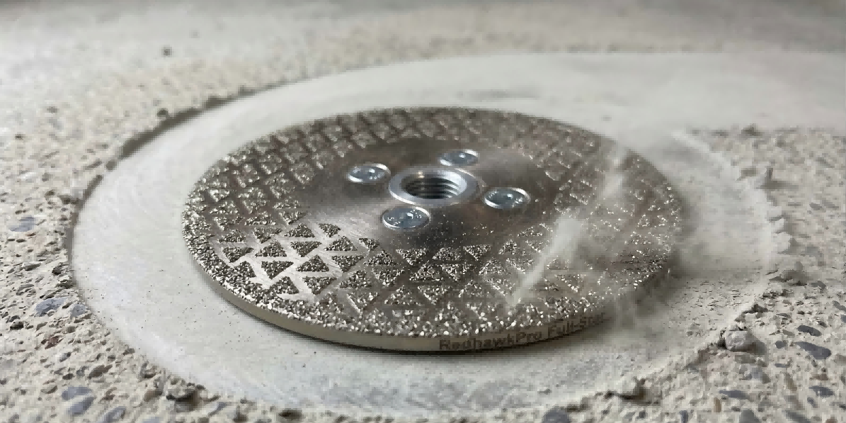 RedhawkPro Full-Star Electroplated Diamond Concrete Grinding Wheel Precision Surface Polishing