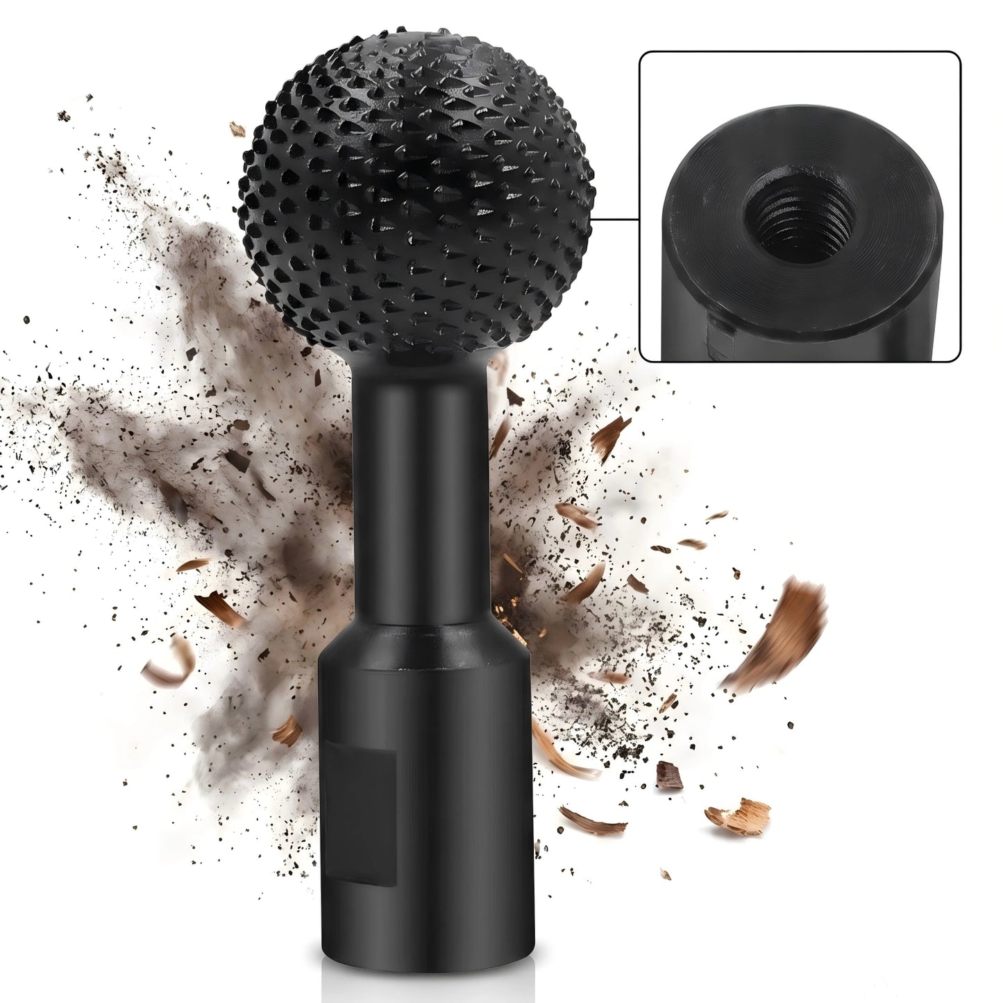 RedhawkPro Ball Wood Carving Disc - Spherical Shaping & Hollowing Tool