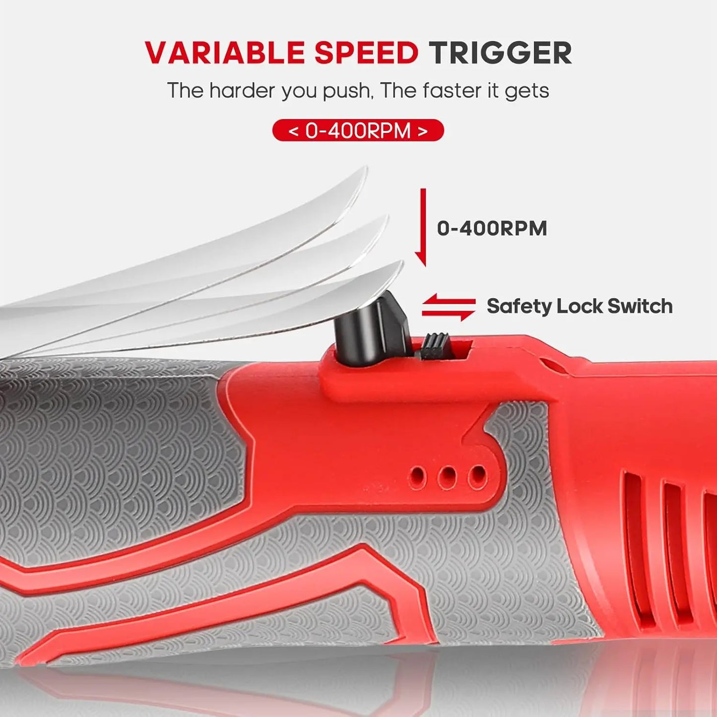 18V Extended Cordless Electric Ratchet Wrench – 3/8"