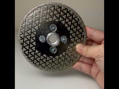 RedhawkPro Full-Star Electroplated Diamond Concrete Grinding Wheel Precision Surface Polishing